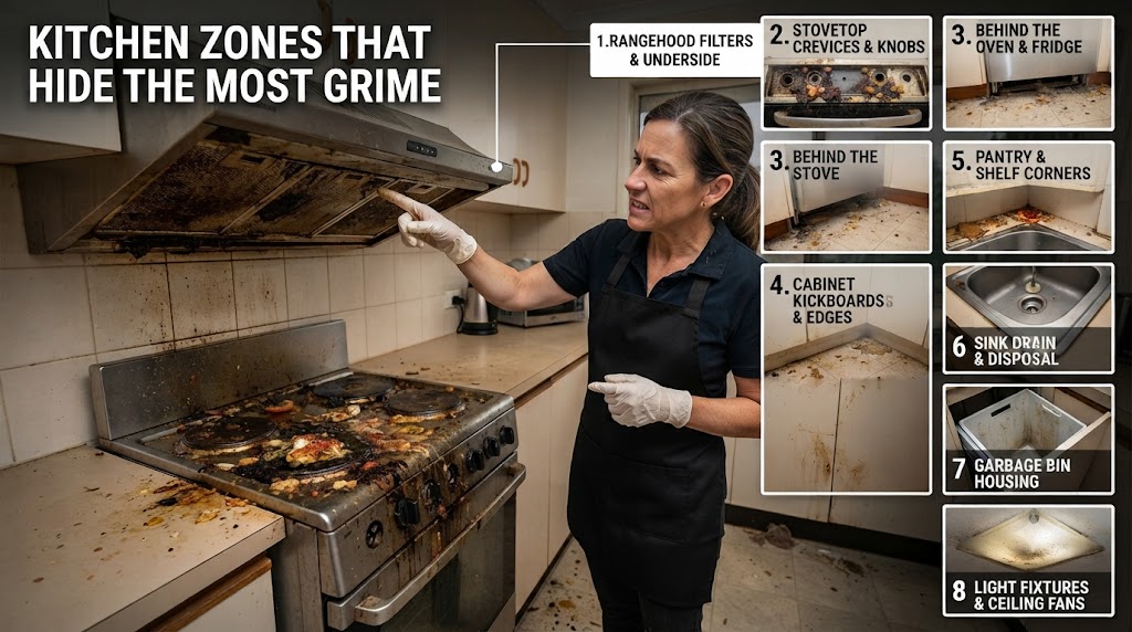 Kitchen Zones That Hide the Most Grime