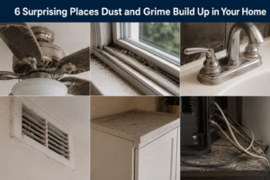 6 Surprising Places Dust and Grime Build Up in Your Home