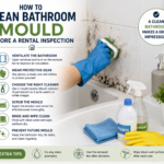 How to Clean Bathroom Mould Before a Rental Inspection