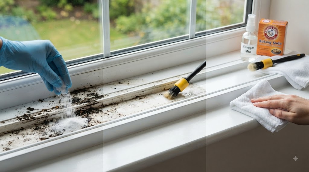 Step-by-Step Process for Spotless Window Tracks